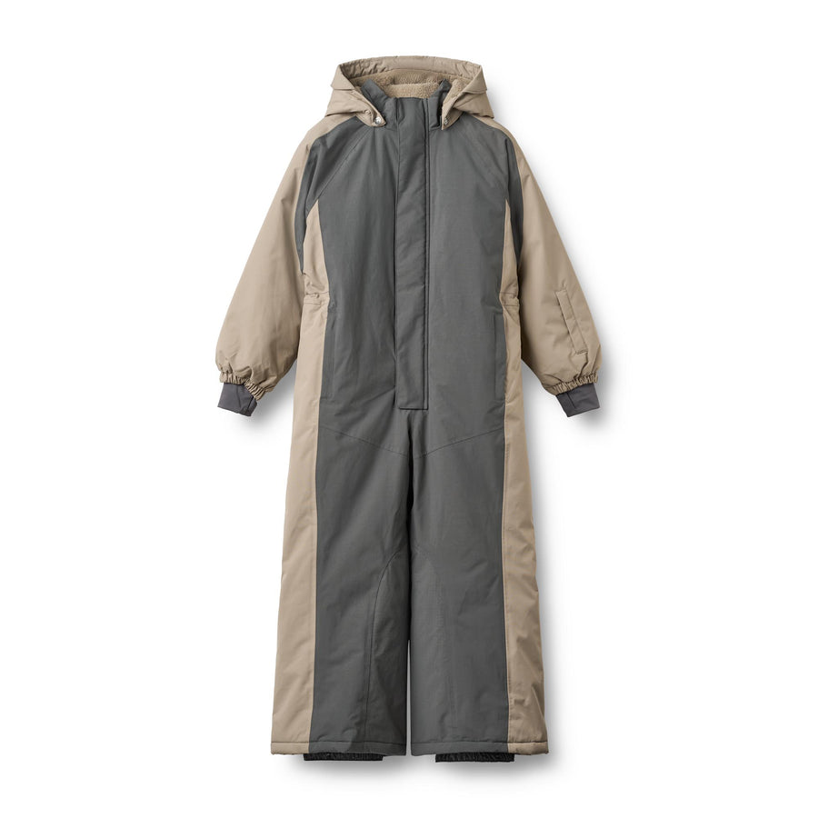 Dark grey Wheat Ski Suit Melte for children