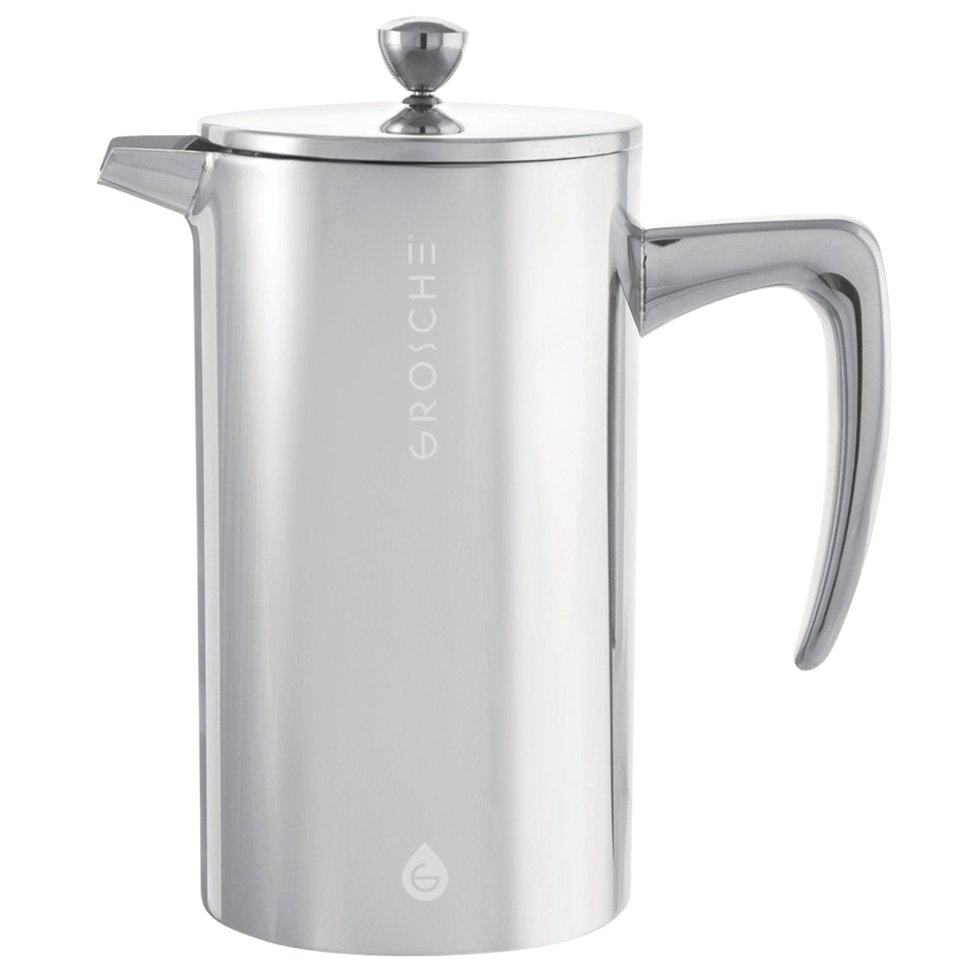 Polished stainless steel GROSCHE DUBLIN French press